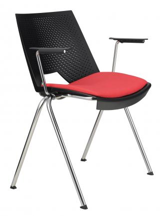 Konferenční židle - přísedící Sedileta - Konferenční židle STRIKE 4 nohy čalouněná