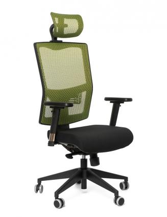 Kancelářské židle Emagra - Kancelářská židle X5H černá E1/šedá G51/černá G52 Z0 F černý plast s podhlavníkem