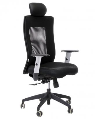 Kancelářské židle Alba - Kancelářská židle LEXA  s podhlavníkem