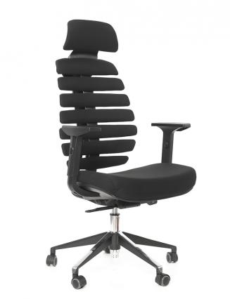 Kancelářská židle Node - Kancelářská židle FISH BONES PDH černá 26-60