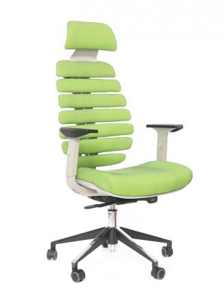 Kancelářská židle Node - Kancelářská židle FISH BONES PDH, zelená látka SH06