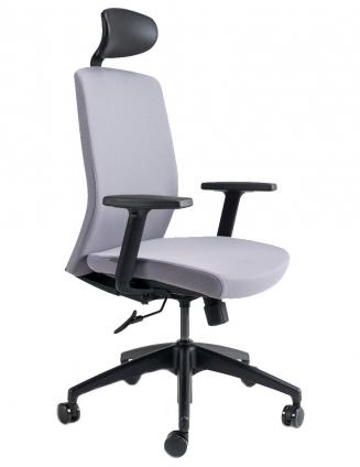 Kancelářské židle BESTUHL - Kancelářské křeslo J2 ECONOMIC černý plast