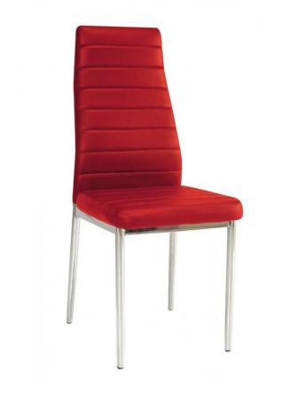 Sedia kovové - Kuchyňská židle H261 červená