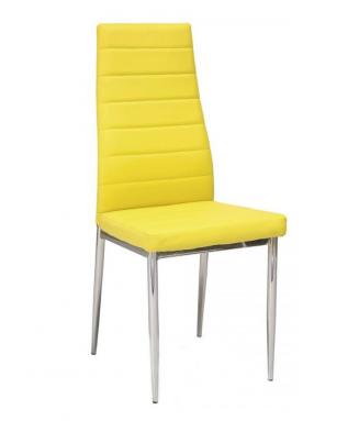 Sedia kovové - Kuchyňská židle H261 žlutá