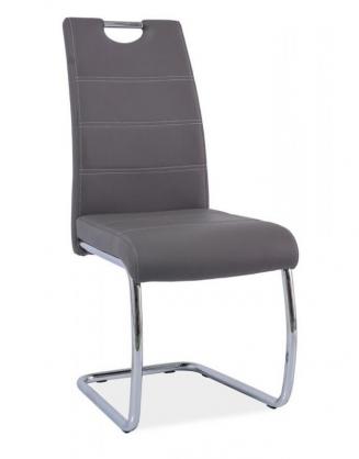 Sedia kovové - Kuchyňská židle H666 šedá