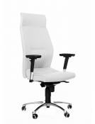 Kancelářské židle Antares Kancelářské křeslo 1800 Lei bílá kůže