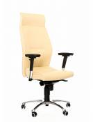 Kancelářské židle Antares Kancelářské křeslo 1800 Lei krémová kůže