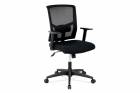 Kancelářská židle, látka černá, houpací mechanismus