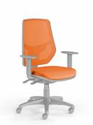 Kancelářské židle Emagra Kancelářská židle LEX 230/BG oranžová