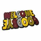 Kokosová vstupní rohož Welcome - Goodbye - 75 x 45 x 1,7 cm