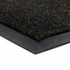  Černo-hnědá textilní zátěžová čistící rohož Catrine - 150 x 150 x 1,35 cm