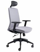 Kancelářské židle BESTUHL Kancelářské křeslo J2 ECONOMIC černý plast
