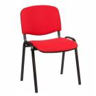  Konferenční židle Manutan ISO Black, červená