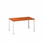  Kancelářský stůl Alfa 200, 140 x 80 x 74,2 cm, rovné provedení, dezén třešeň, RAL9010