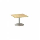  Konferenční stůl Alfa 400 s šedým podnožím, 80 x 80 x 50,7 cm, dezén divoká hruška