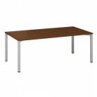  Konferenční stůl Alfa 420 s šedým podnožím, 200 x 100 x 74,2 cm, dezén ořech