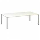  Konferenční stůl Alfa 420 s šedým podnožím, 240 x 120 x 74,2 cm, dezén bílá