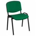  Konferenční židle Manutan ISO Black, zelená