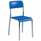 Plastová jídelní židle Paula, modrá