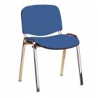  Konferenční židle Manutan Expert ISO Chrom, modrá