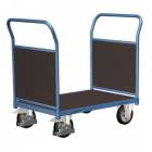  Plošinový vozík se dvěma madly s plnou výplní, do 1 000 kg, 100,6 x 219,7 x 80 cm