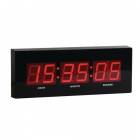  LED digitální hodiny DG2 Manutan, šířka 31 cm
