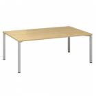  Konferenční stůl Alfa 420 s šedým podnožím, 200 x 120 x 74,2 cm, dezén divoká hruška