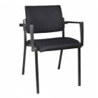  Konferenční židle Square Black, černá