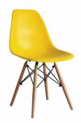 Kuchyňské židle Sedia plastové ENZO žlutá