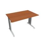 CROSS - Stoly pracovní rovné Kancelářský stůl rovný 120 cm - CS 1200 třešeň