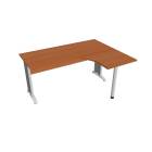 CROSS - Stoly pracovní tvarové Kancelářský stůl ergo levý 160x120 cm - CE 60 L třešeň