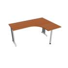 FLEX - Stoly pracovní tvarové Stůl ergo levý 160x120 cm - FE 60 L třešeň