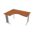 FLEX - Stoly pracovní tvarové Stůl ergo pravý 160x120 cm - FE 2005 P třešeň