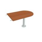 FLEX - Stoly přídavné Stůl jednací 120 cm ukončený obloukem - FP 1200 3 třešeň