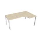 UNI - Stoly pracovní tvarové Stůl ergo levý 180x120 cm - UE 1800 60 L akát