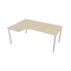 UNI - Stoly pracovní tvarové Stůl ergo pravý 180x120 cm - UE 1800 60 P akát