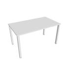 UNI - Stoly jednací rovné Stůl jednací rovný 140 cm - UJ 1400 bílá