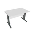 CROSS - Stoly pracovní rovné Kancelářský stůl rovný 120 cm hl60 - CE 1200 bílá