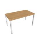 UNI - Stoly pracovní rovné Stůl pracovní rovný 140 cm - US 1400 dub