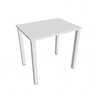UNI - Stoly pracovní rovné Stůl pracovní rovný 80 cm hl60 - UE 800 bílá