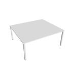 UNI - Stoly pracovní rovné Stůl pracovní 180x160 cm - USD 1800 bílá