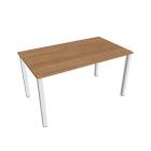 UNI - Stoly jednací rovné Stůl jednací rovný 140 cm - UJ 1400 višeň