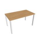 UNI - Stoly jednací rovné Stůl jednací rovný 140 cm - UJ 1400 dub