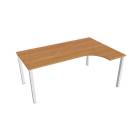 UNI - Stoly pracovní tvarové Stůl ergo levý 180x120 cm - UE 1800 L olše