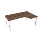 UNI - Stoly pracovní tvarové Stůl ergo levý 180x120 cm - UE 1800 60 L ořech