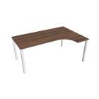 UNI - Stoly pracovní tvarové Stůl ergo levý 180x120 cm - UE 1800 L ořech