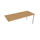 UNI - Stoly přídavné řetězící rovné Stůl jednací rovný 180 cm k řetězení - UJ 1800 R dub