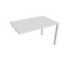 UNI - Stoly přídavné řetězící rovné Stůl pracovní řetězící rovný 120 cm - US 1200 R bílá