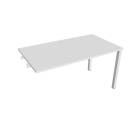 UNI - Stoly přídavné řetězící rovné Stůl jednací rovný 140 cm k řetězení - UJ 1400 R bílá