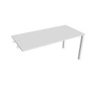 UNI - Stoly přídavné řetězící rovné Stůl jednací rovný 160 cm k řetězení - UJ 1600 R bílá